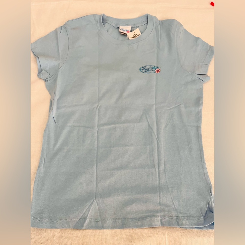 NWT VTG Local Motion Baby Blue Short Sleeve Tee